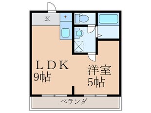 ロジングハウス小波瀬の物件間取画像